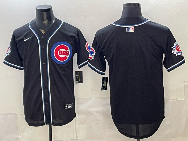 Men 2026 Chicago Cubs blank black Game Nike MLB Jersey 0518002->chicago cubs->MLB Jersey